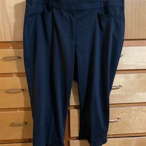 Lane Bryant Black Capri
